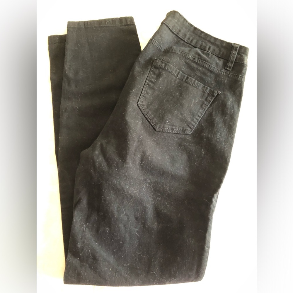 FSR BLACK JUNIOR STRAIGHT LEG JEANS